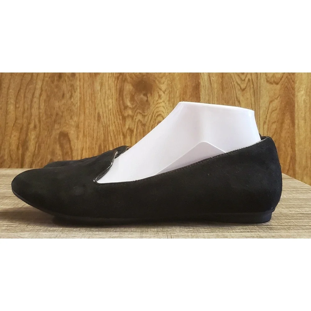 Clarks Bendables Leather Flat Shoes Women's Size‎ 8 Black